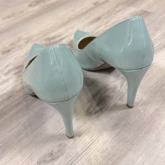 Bandolino Y2K Style Patent Leather Minty Pointed Toe Stiletto Pumps Heels / 8.5 - Picture 6 of 8